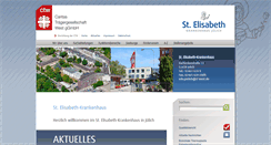 Desktop Screenshot of krankenhaus-juelich.de